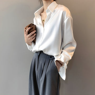 Christine - Elegancka koszula z długim rękawem