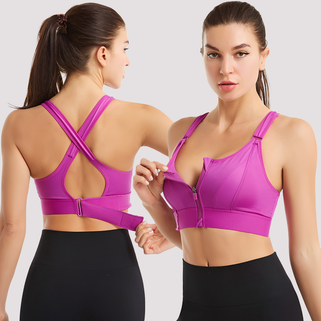 Charlotte - Stylowy biustonosz sportowy