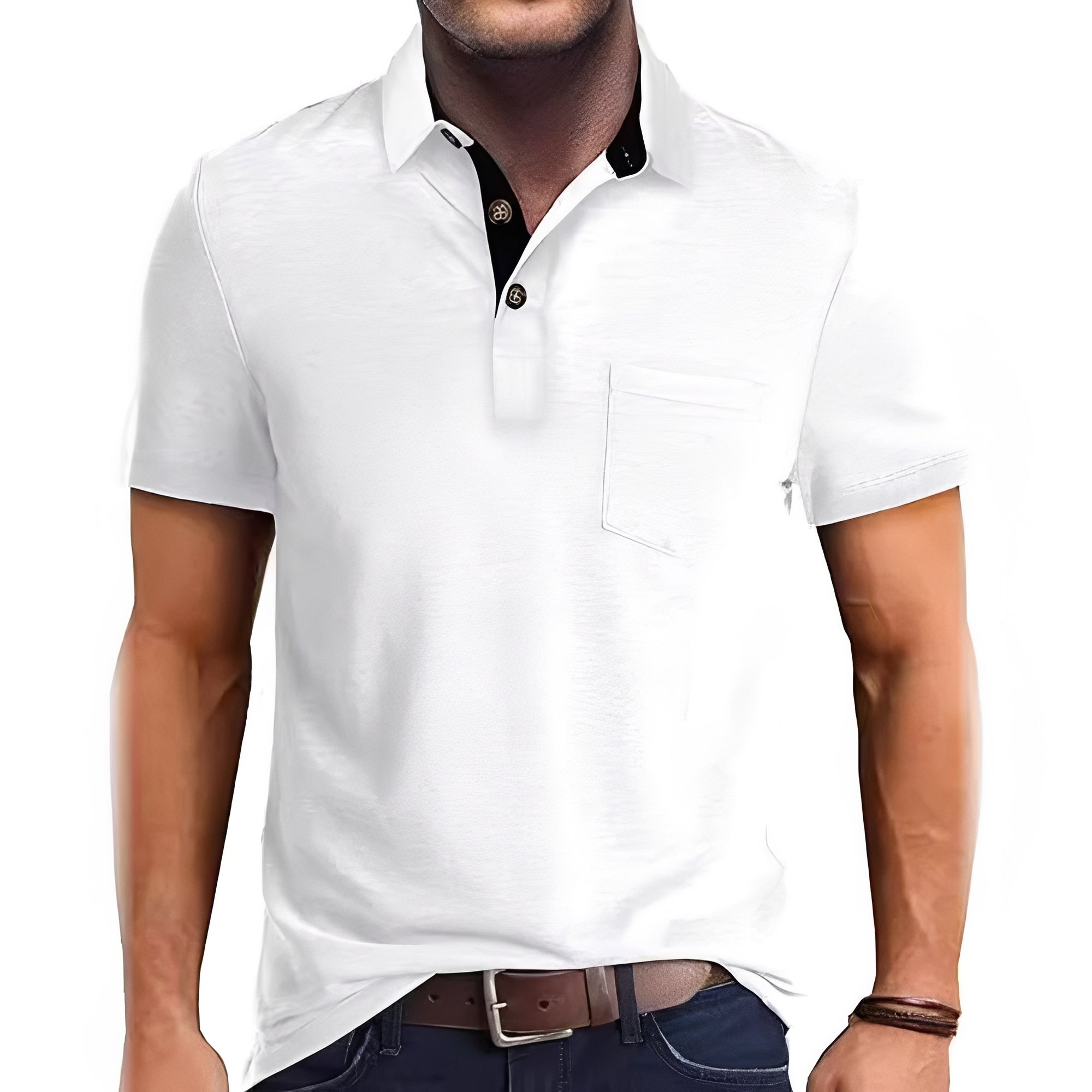 Hobbs - Casualowa Koszulka Polo z Krótkim Rękawem