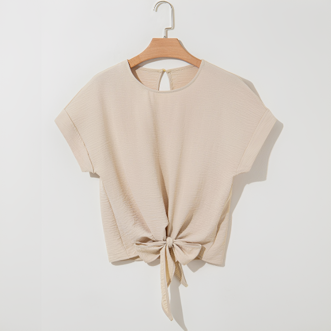 Kalea - Elegancka bluzka z krótkim rękawem