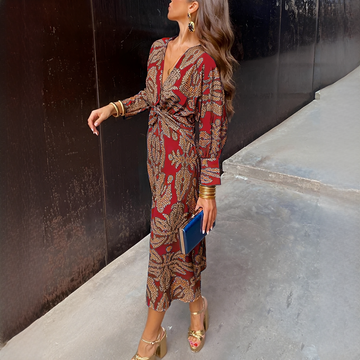 Elsie - Elegancka sukienka maxi