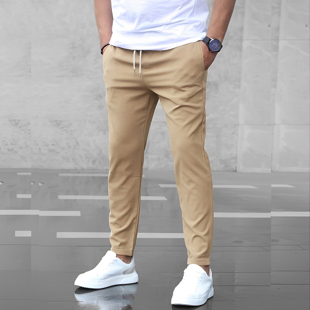 Aljure - Luźne spodnie Slim-Fit dla mężczyzn
