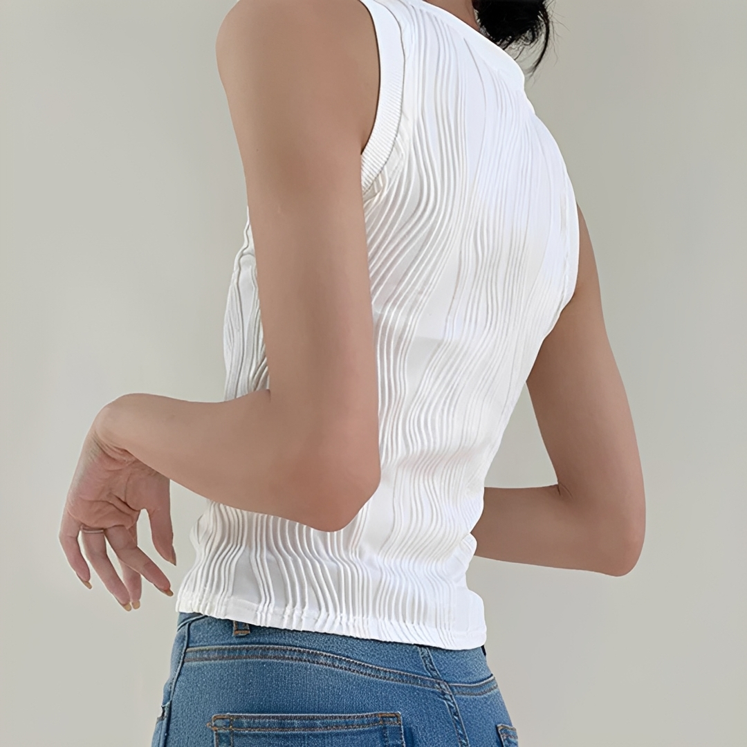 Stephanie - Stylowy i elegancki top z ramiączkami