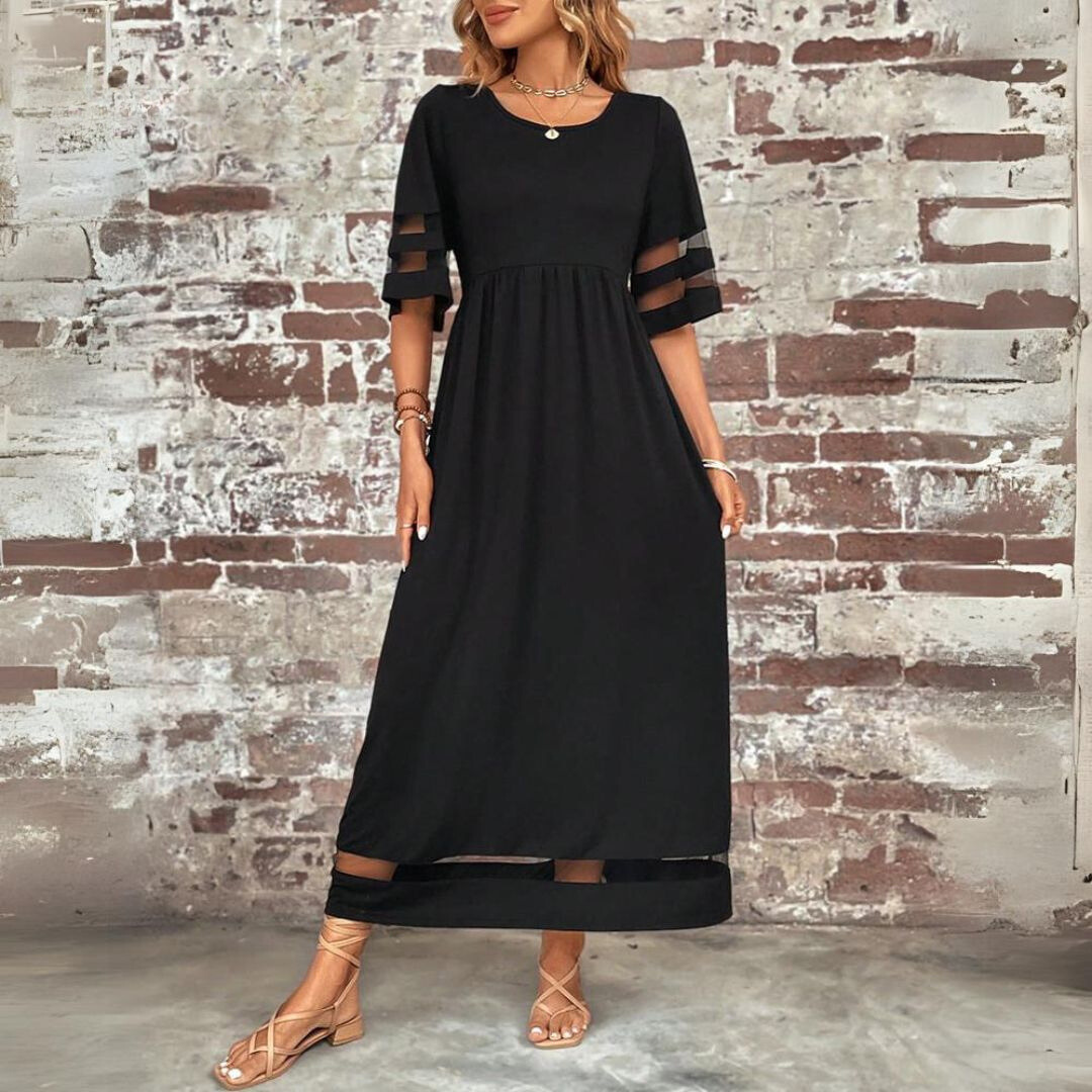 Amandine – Elegancka sukienka z efektem ukrywającym brzuch