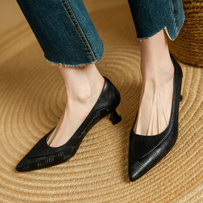 Charlotte - Stylowe Szpilki z Szpiczastym Noskiem