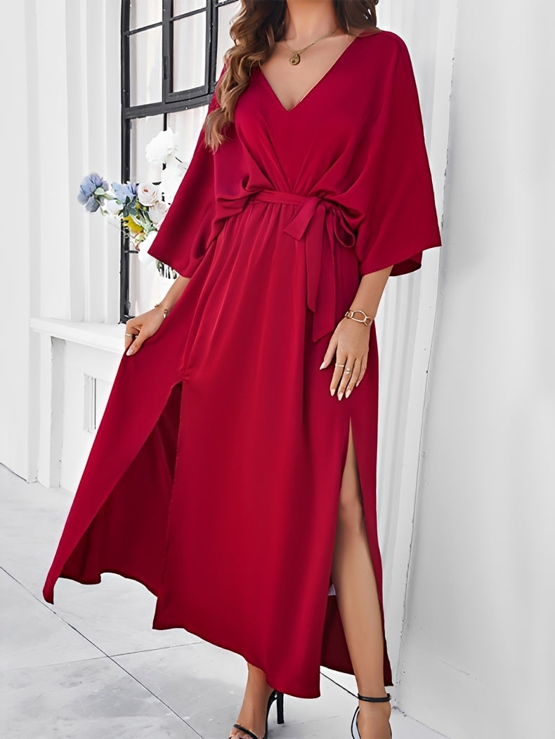 Eleanor - Stylowa Luźna Sukienka Maxi