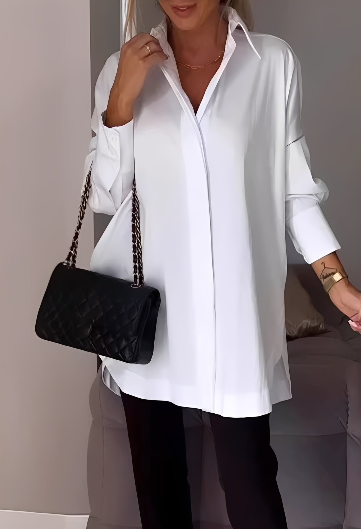 Lauren - Elegancka koszula z długim rękawem