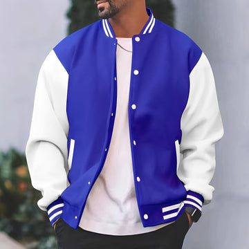 Greg - Stylowa, luźno dopasowana kurtka bomber dla mężczyzn