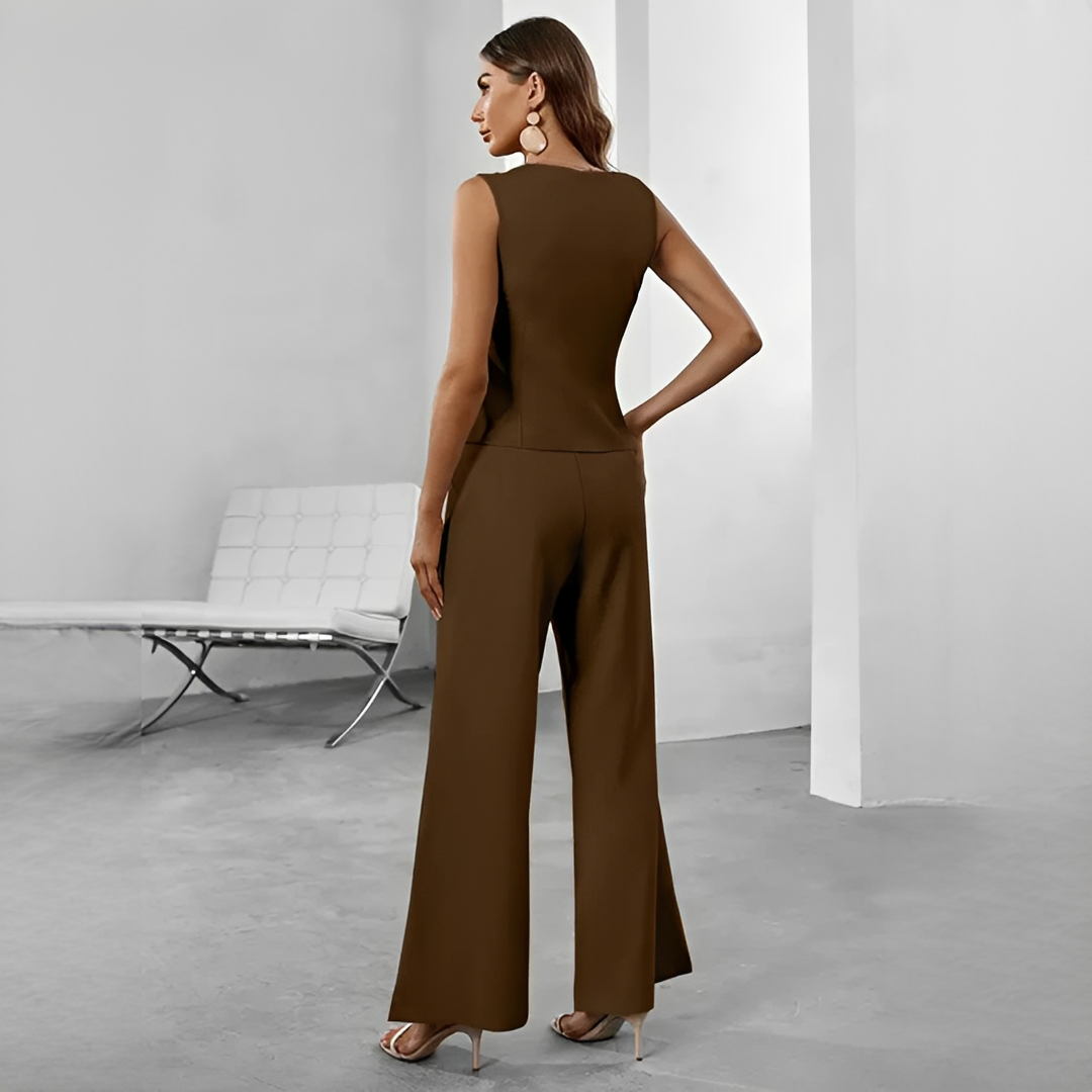 Mirtch - Damski zestaw dwuczęściowy w dopasowanym stylu