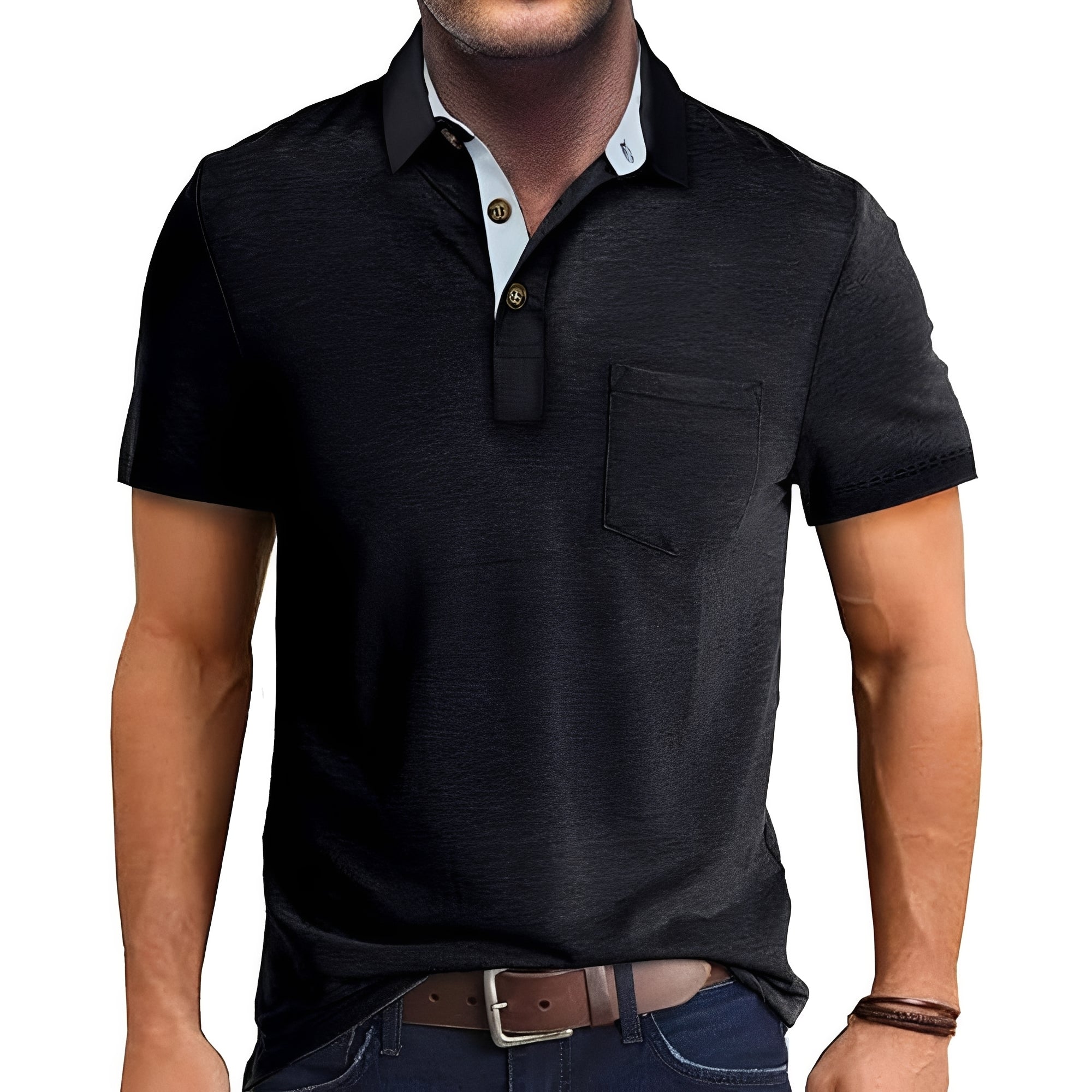Hobbs - Casualowa Koszulka Polo z Krótkim Rękawem