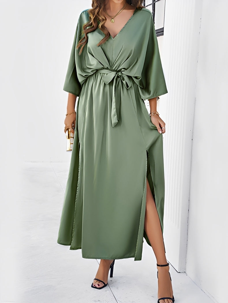 Eleanor - Stylowa Luźna Sukienka Maxi