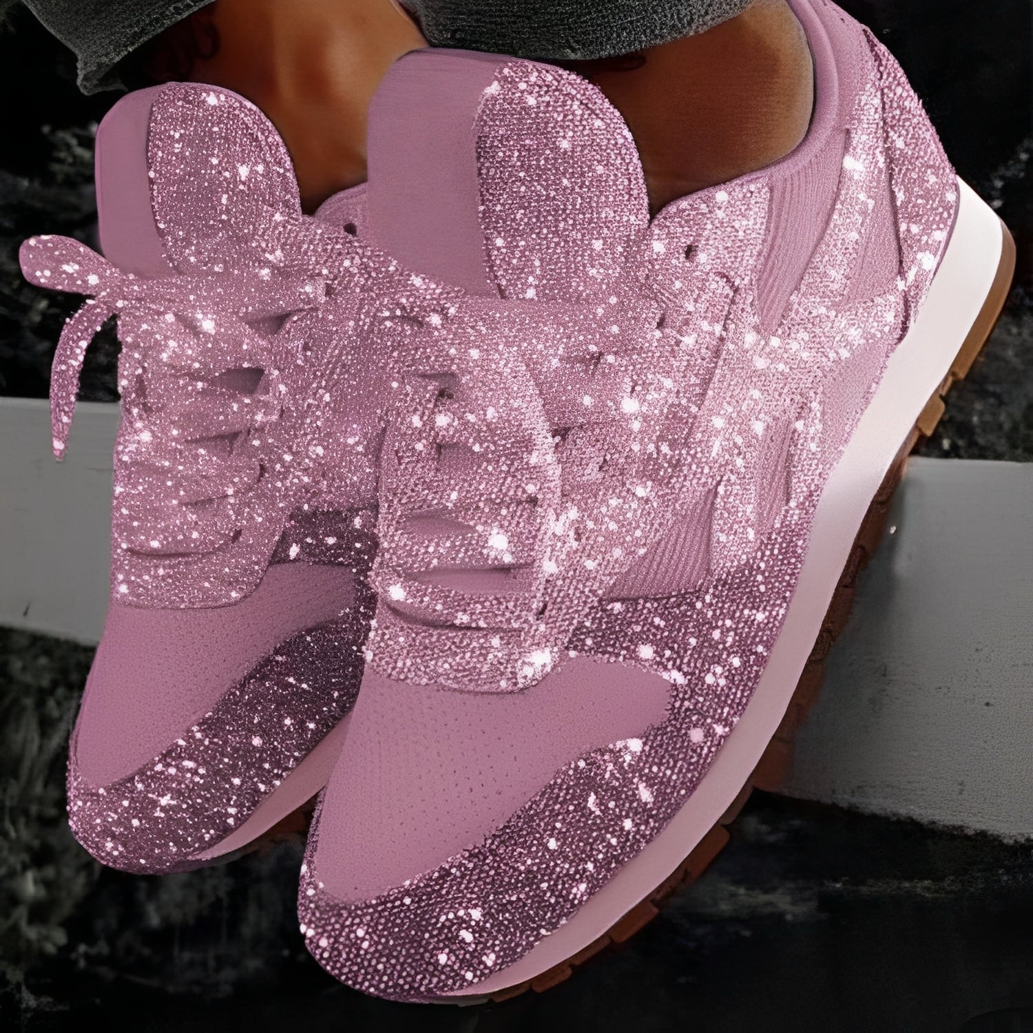 Berley - Stylowe buty z połyskiem dla kobiet