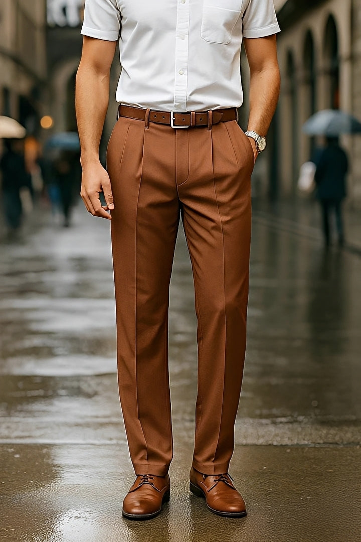 Brandon - Formalne Proste Spodnie