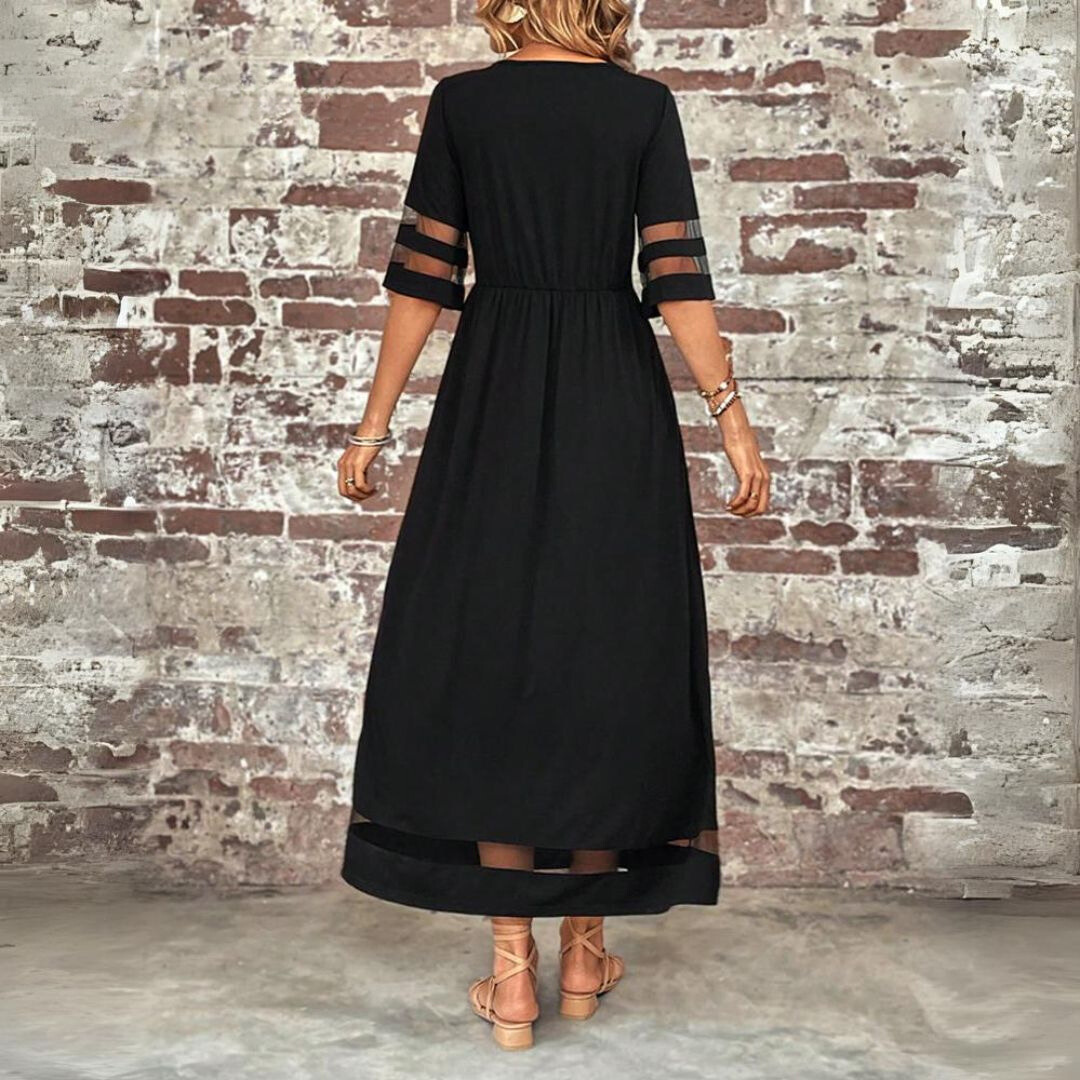 Amandine – Elegancka sukienka z efektem ukrywającym brzuch