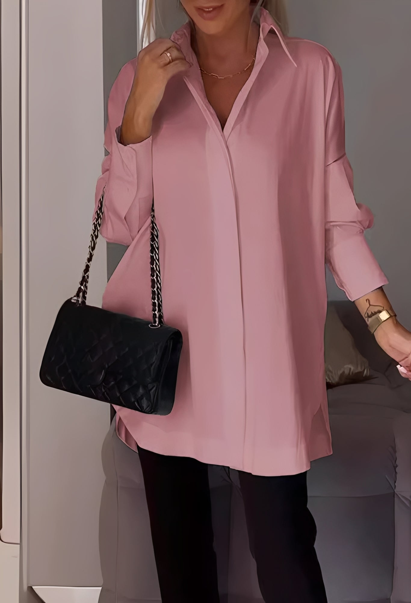 Lauren - Elegancka koszula z długim rękawem