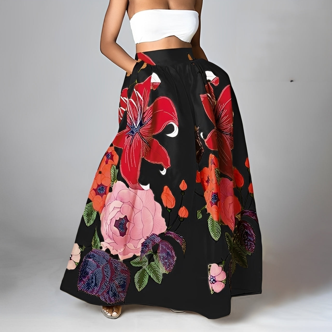 Jessica - Stylowa spódnica boho z wysokim stanem dla kobiet
