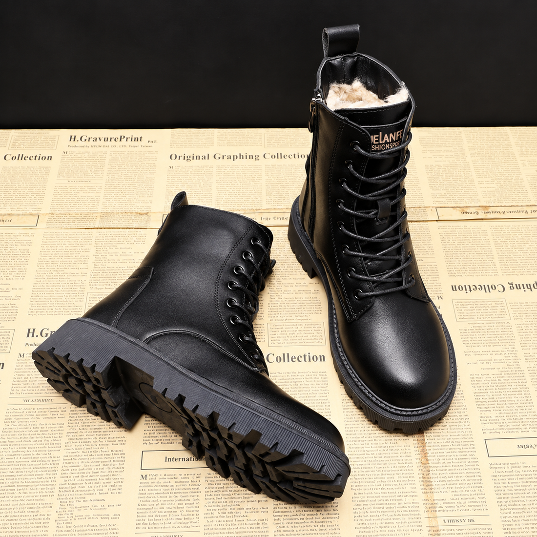 Delphine – Czarne Zimowe Buty