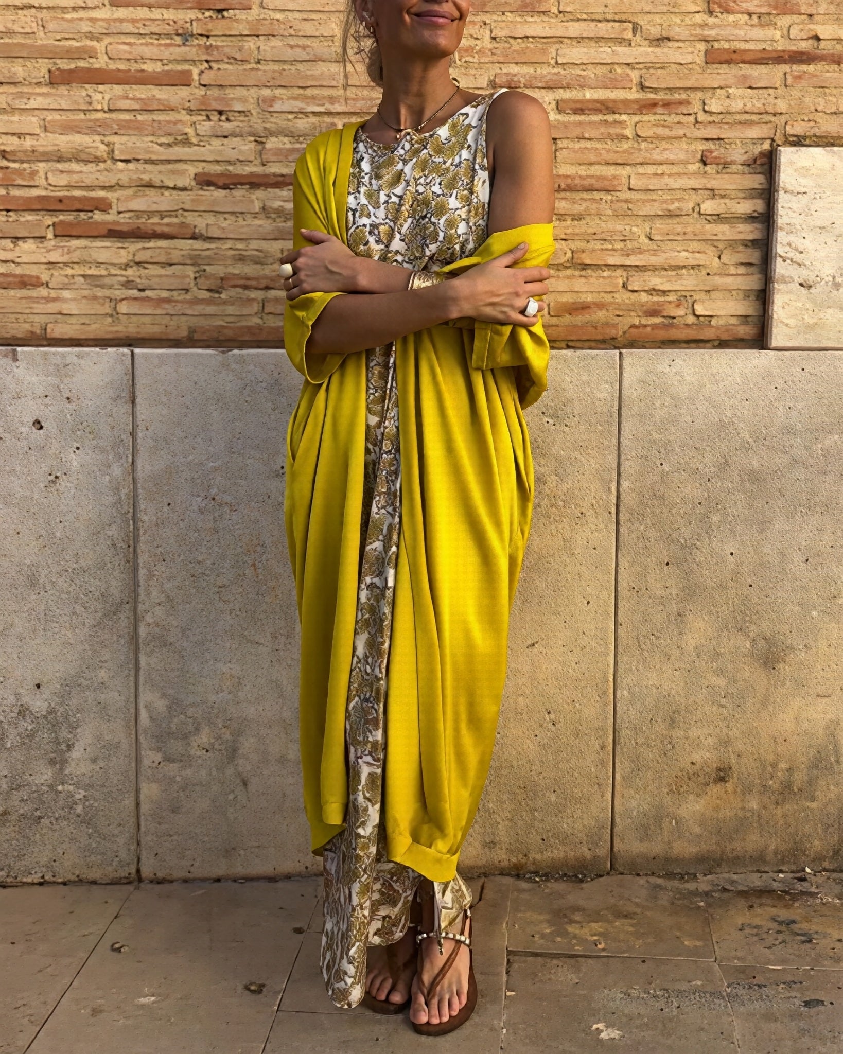 Sophia - Damskie maxi z wzorem