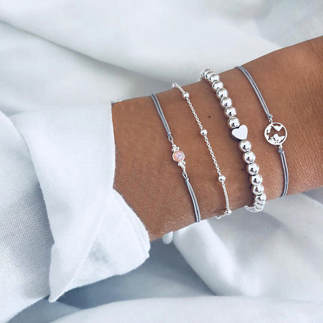 Alora – Elegancki zestaw bransoletek lima