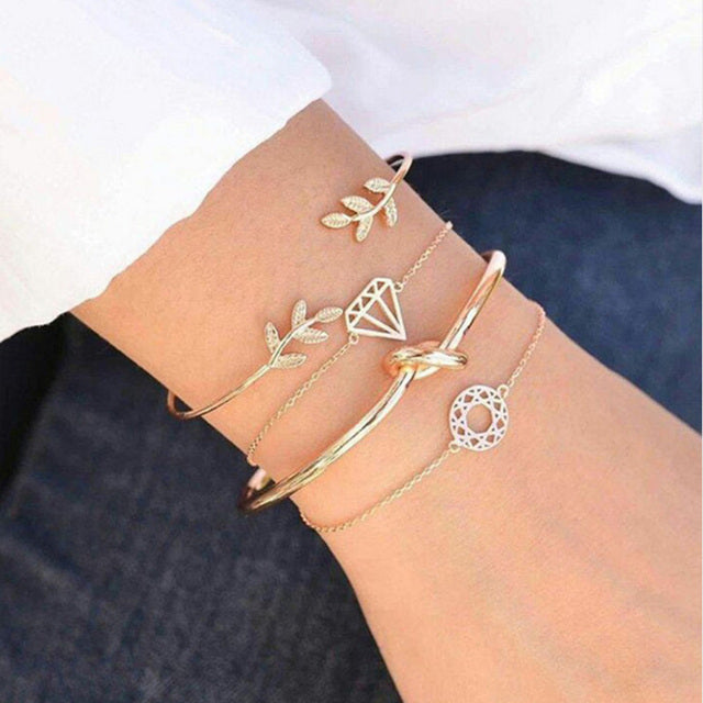Alora – Elegancki zestaw bransoletek lima