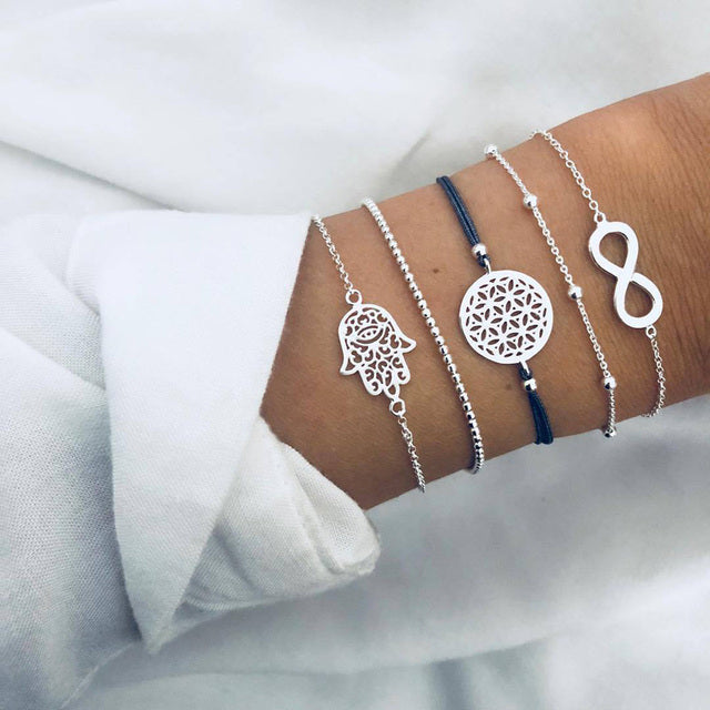 Alora – Elegancki zestaw bransoletek lima