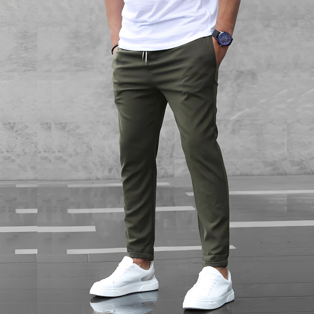 Aljure - Luźne spodnie Slim-Fit dla mężczyzn