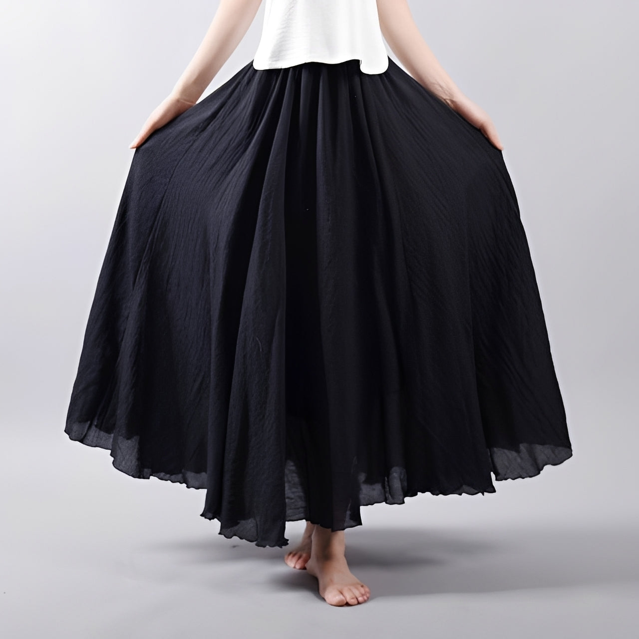 Alina - Zwiewna boho spódnica maxi