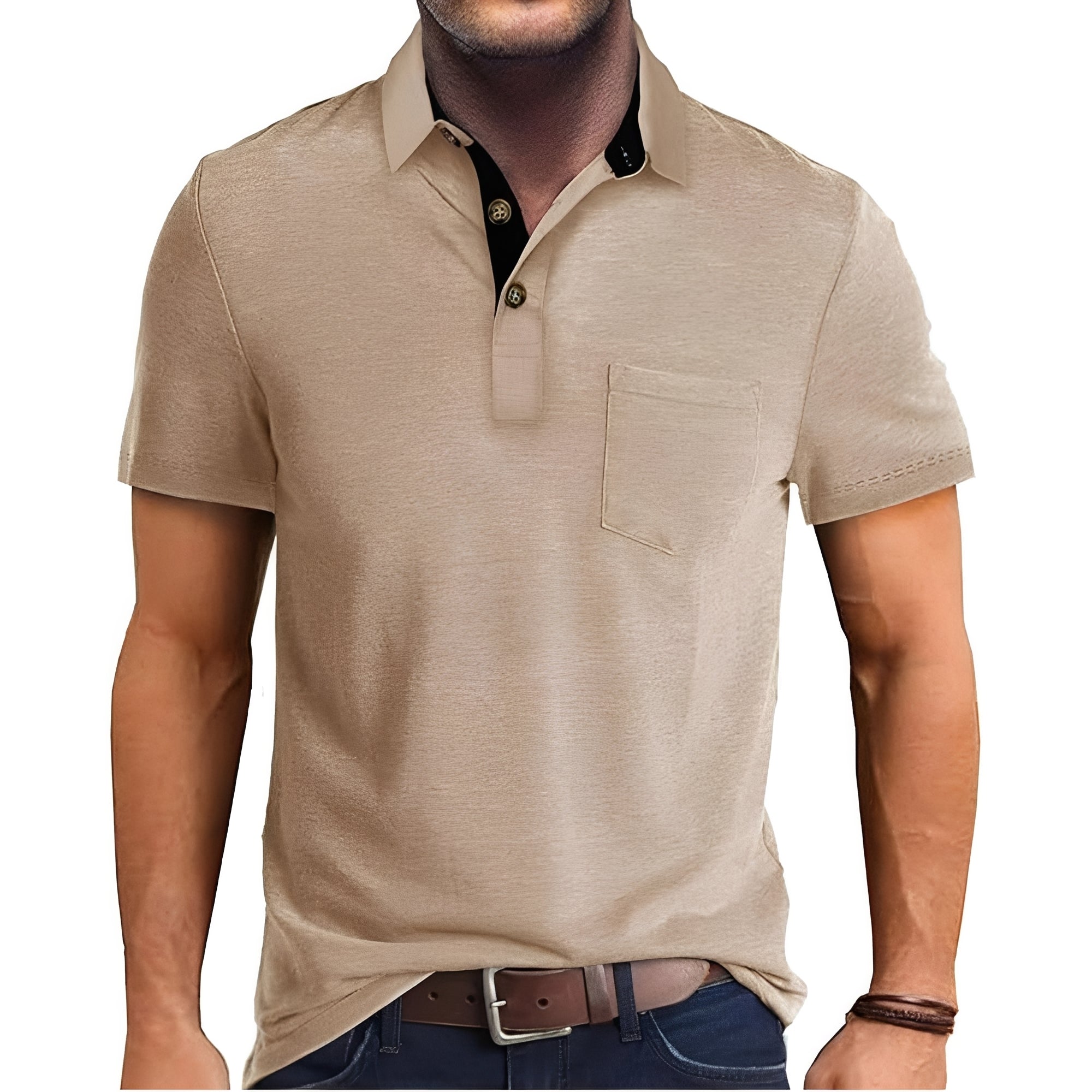 Hobbs - Casualowa Koszulka Polo z Krótkim Rękawem