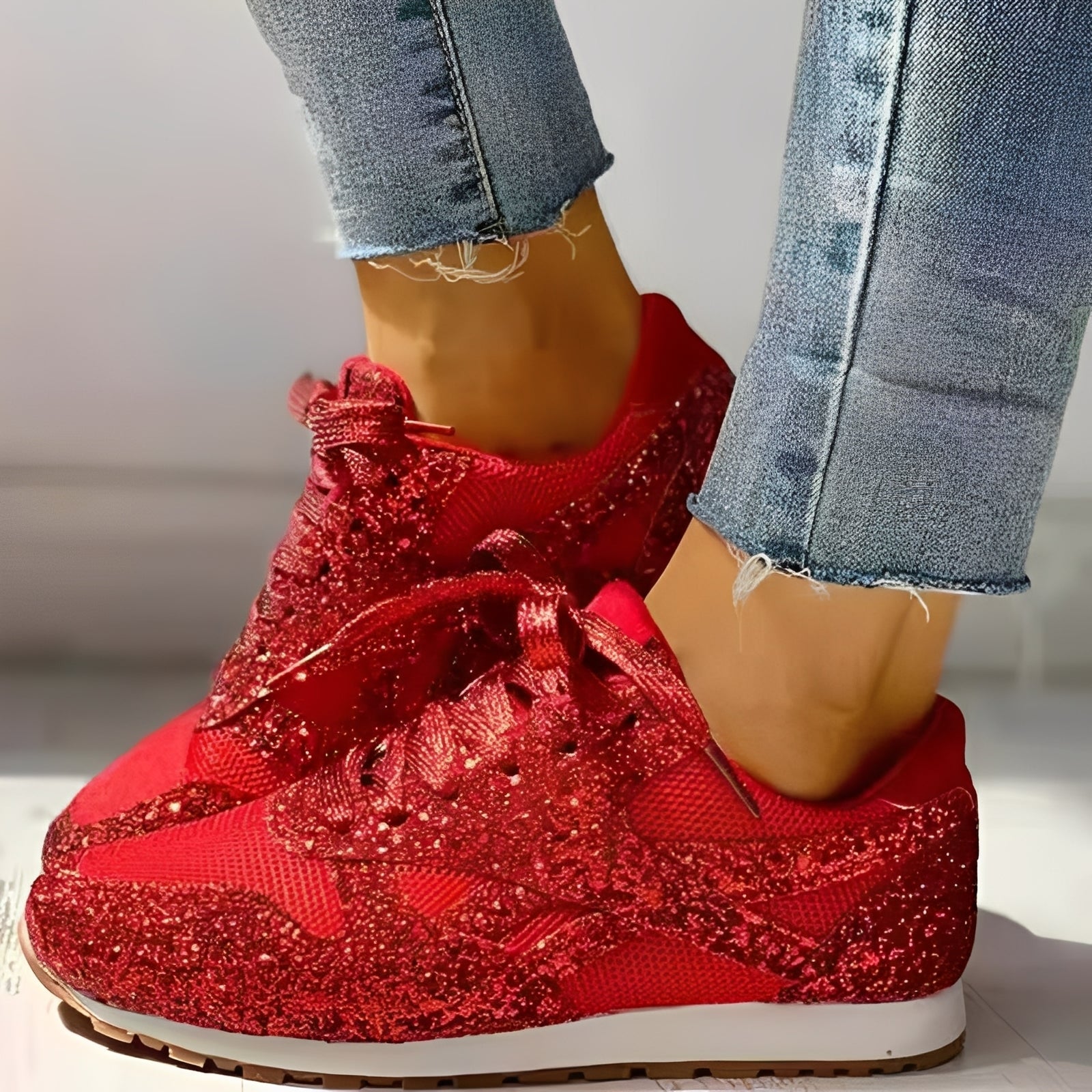 Berley - Stylowe buty z połyskiem dla kobiet