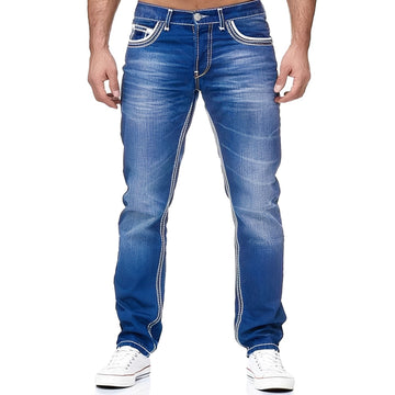 Andy - Stylowe jeansy w stylu używanym dla mężczyzn