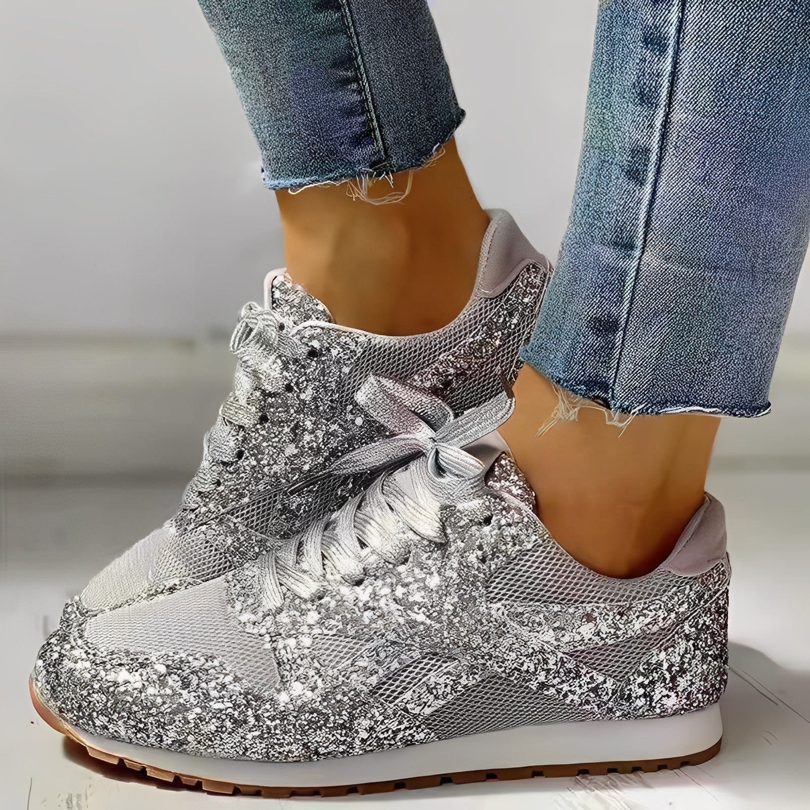 Berley - Stylowe buty z połyskiem dla kobiet