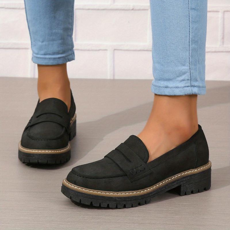 Bethan – Loafery damskie – stylowe z grubą podeszwą