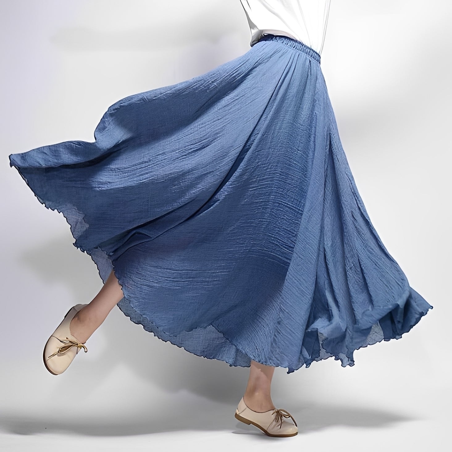 Alina - Zwiewna boho spódnica maxi