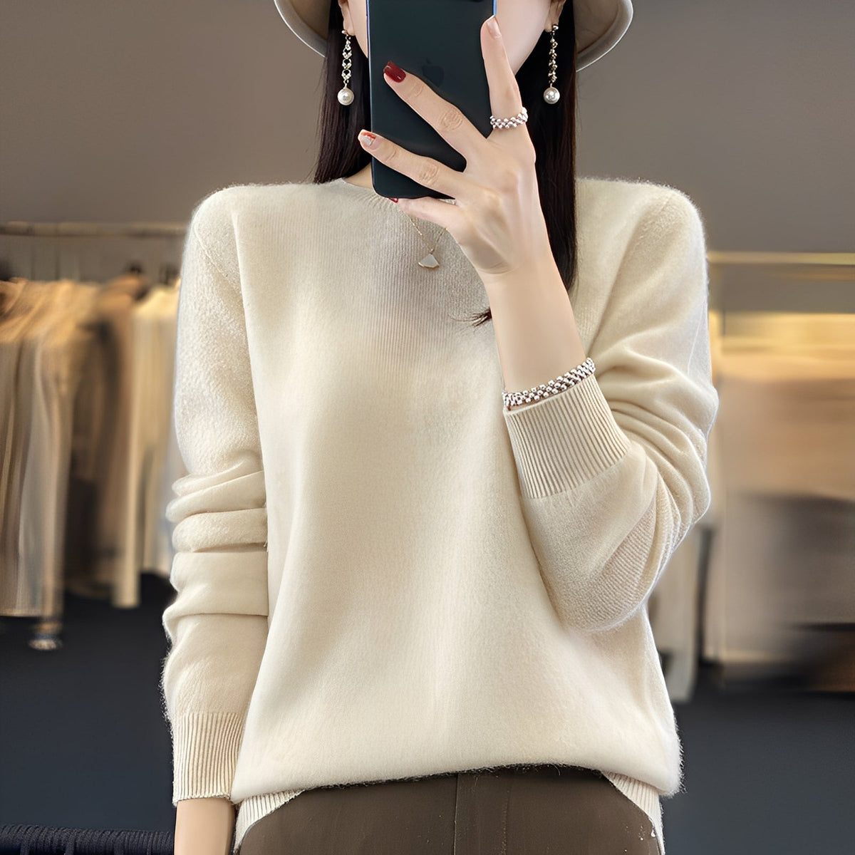 Ellie - Elegancki Pullover dla Kobiet