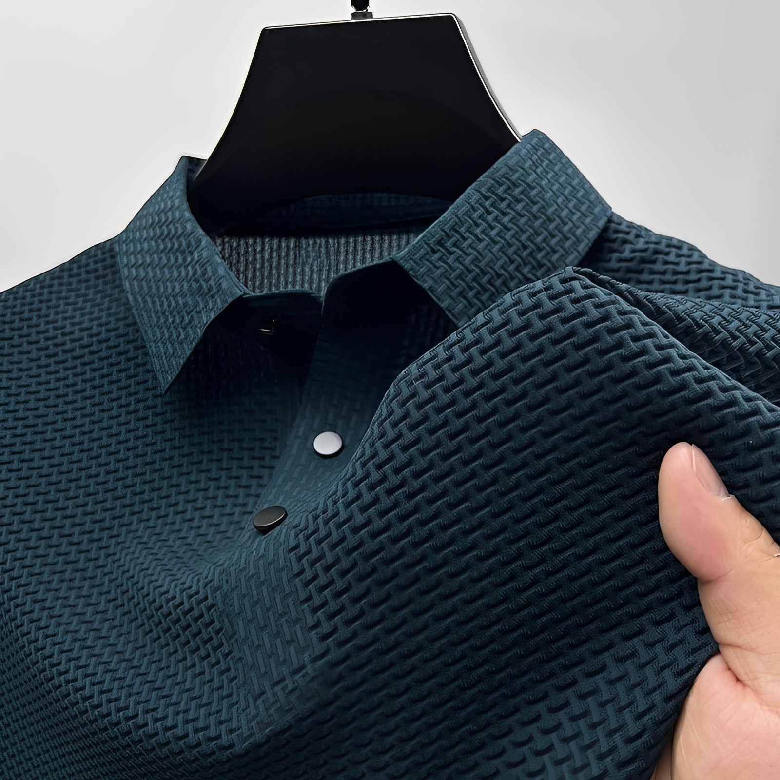 Stan - Elegancka koszulka polo z krótkim rękawem dla mężczyzn