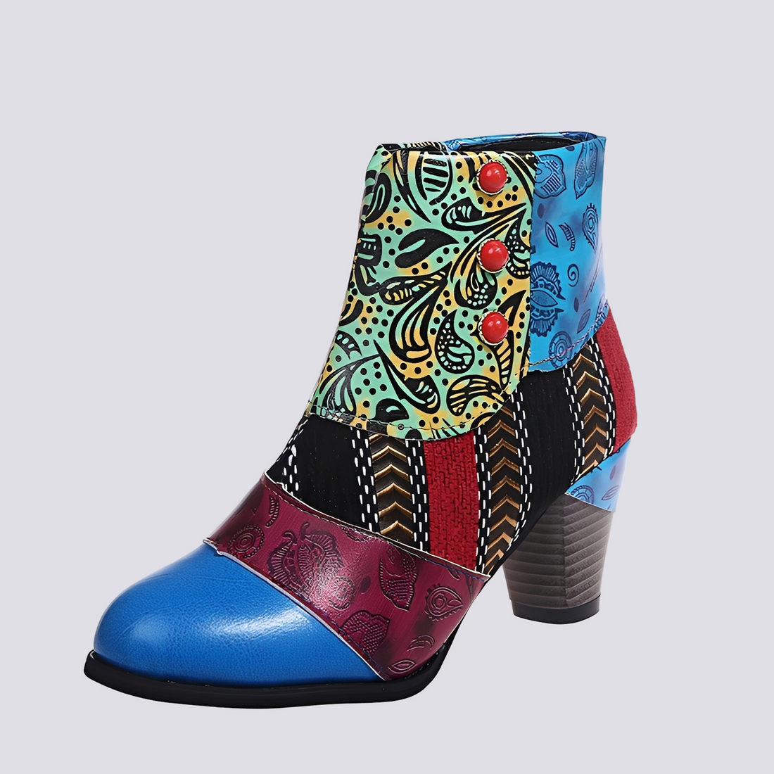 Emma - Kolorowe boho botki