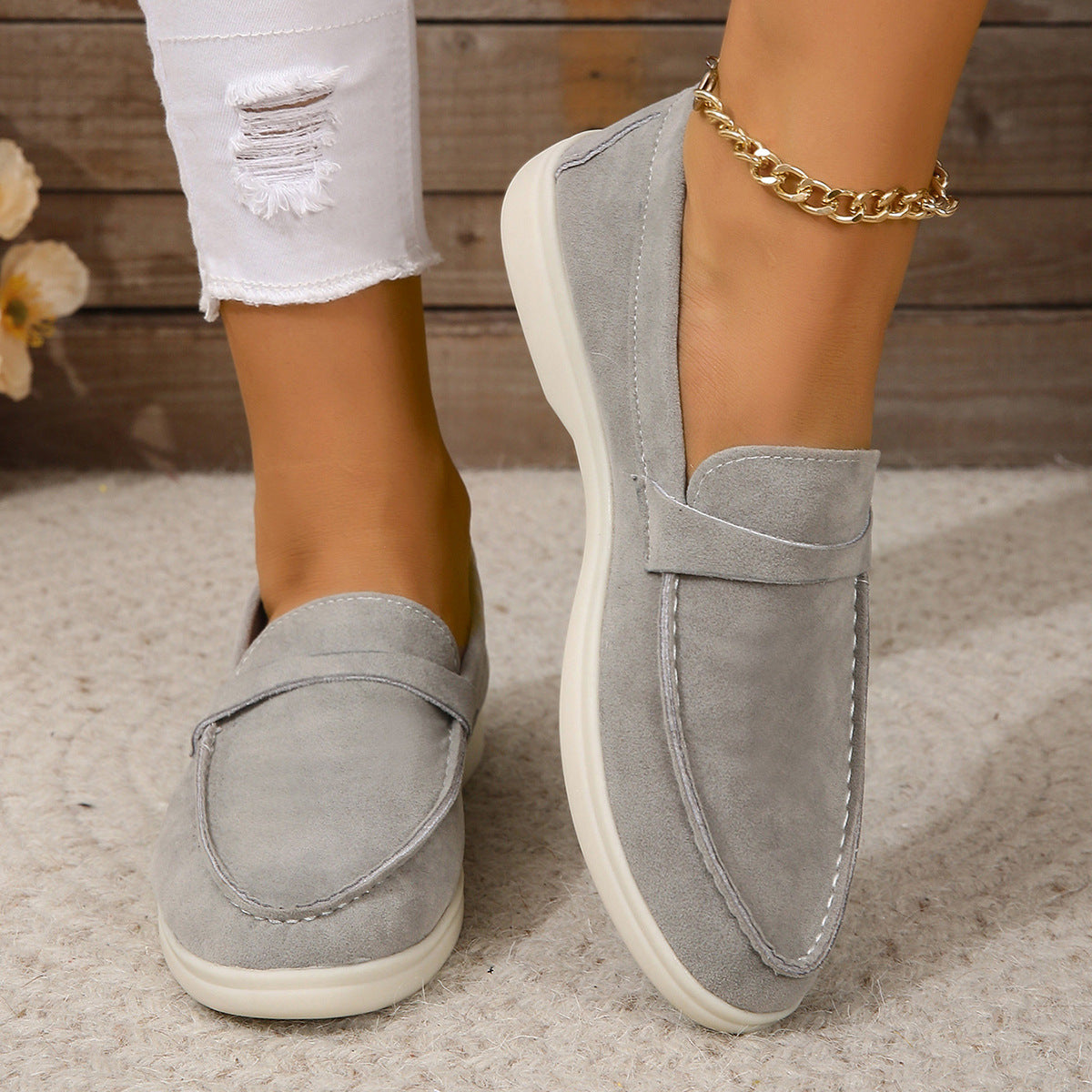 Rory - Casualowe płaskie loafersy