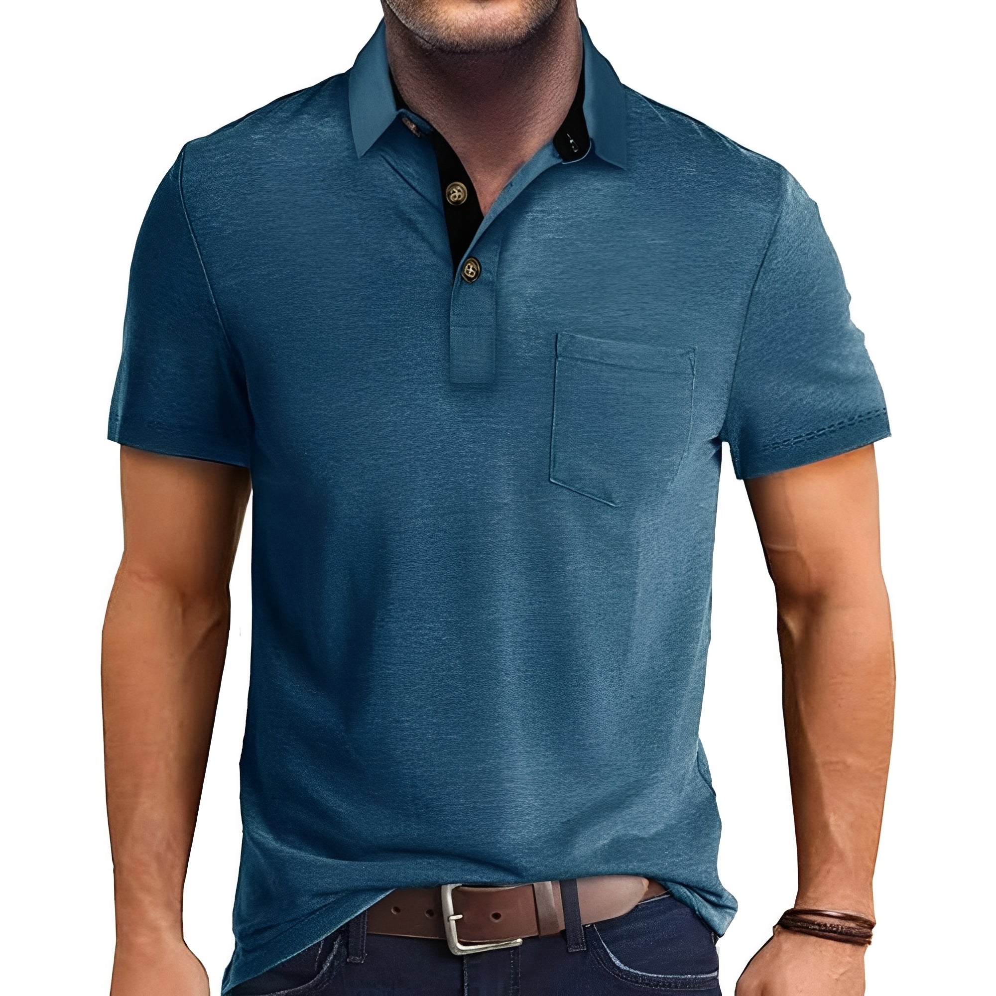 Hobbs - Casualowa Koszulka Polo z Krótkim Rękawem