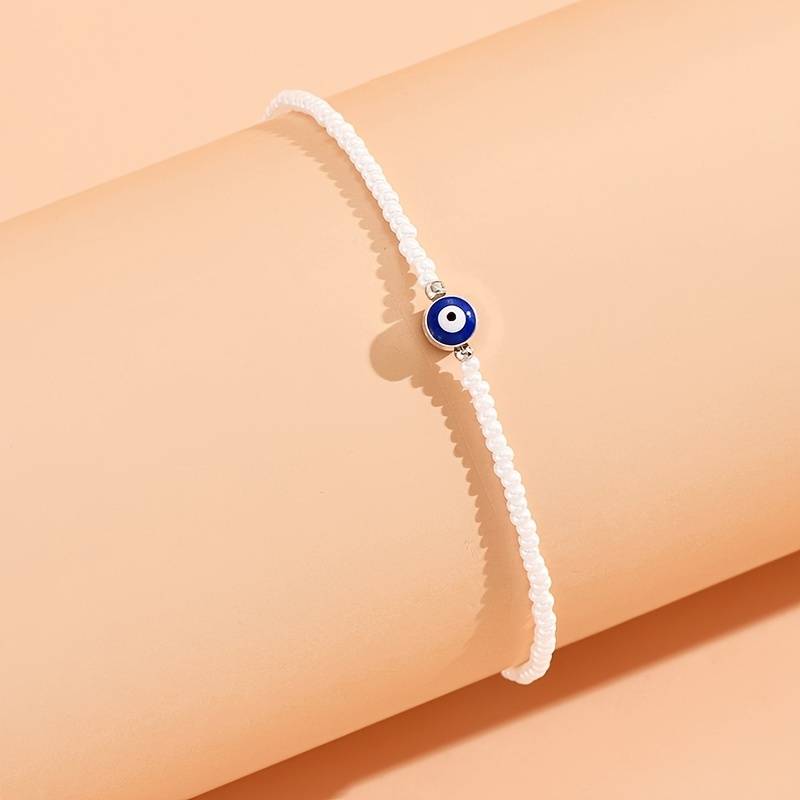 Bransoletka z koralików Evil Eye – bransoletka z koralików z motywem złego oka
