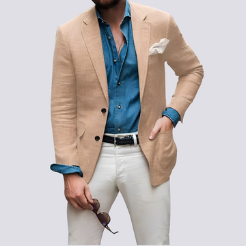 Glenn - Elegancka marynarka męska z guzikami