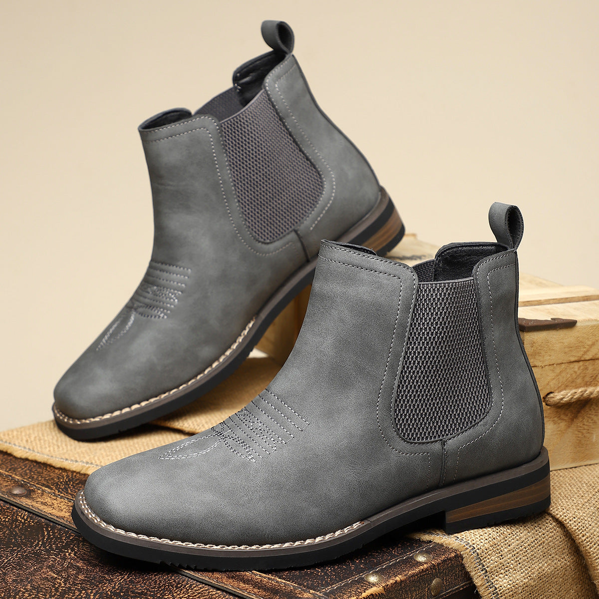 Carson - Stylowe Buty do Połowy Łydki