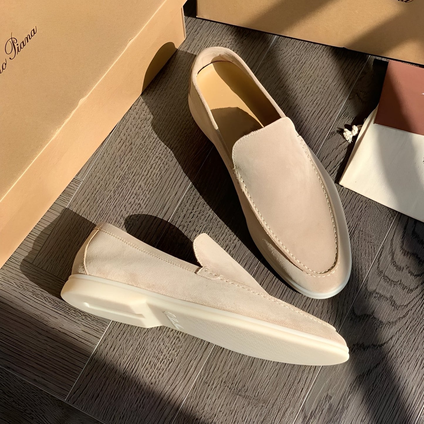 Dwayne - Eleganckie mokasyny dla mężczyzn na płaskiej podeszwie