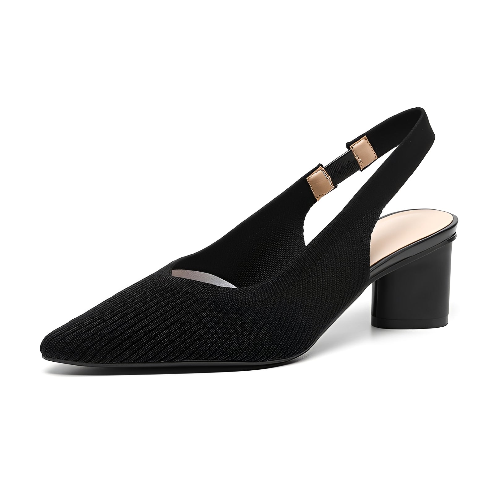 Dannon - Stylowe Sandały na Obcasie Slingback