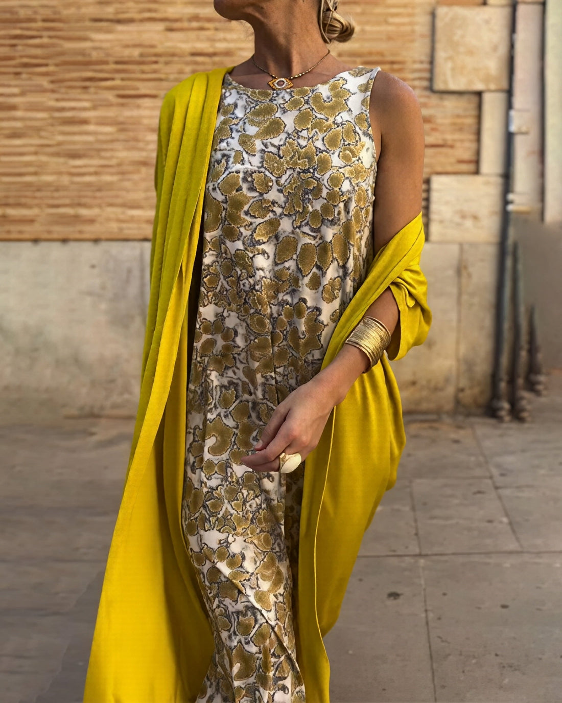 Sophia - Damskie maxi z wzorem