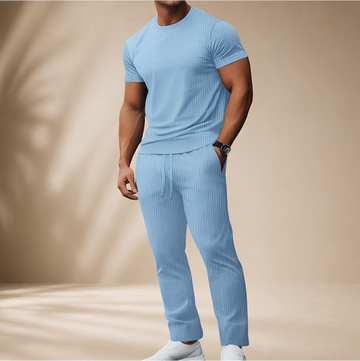 Thomas - Stylowy Zestaw T-Shirt i Spodnie