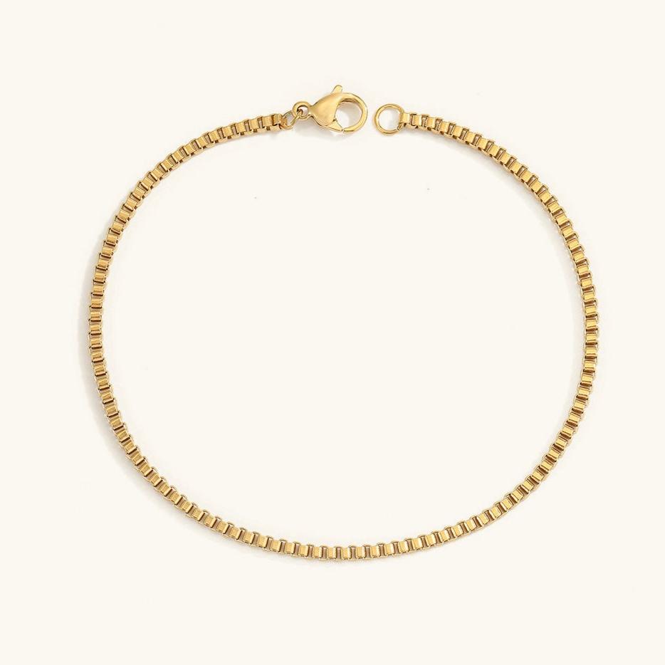 Victoria – Pulsera łańcuszek złoty
