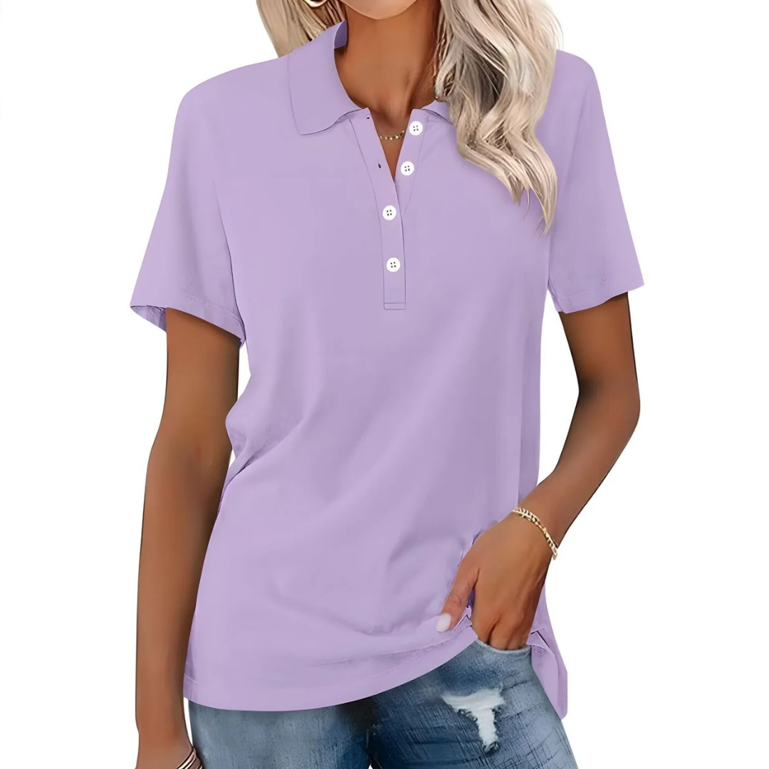 Stella - Stylowa polo koszulka damska