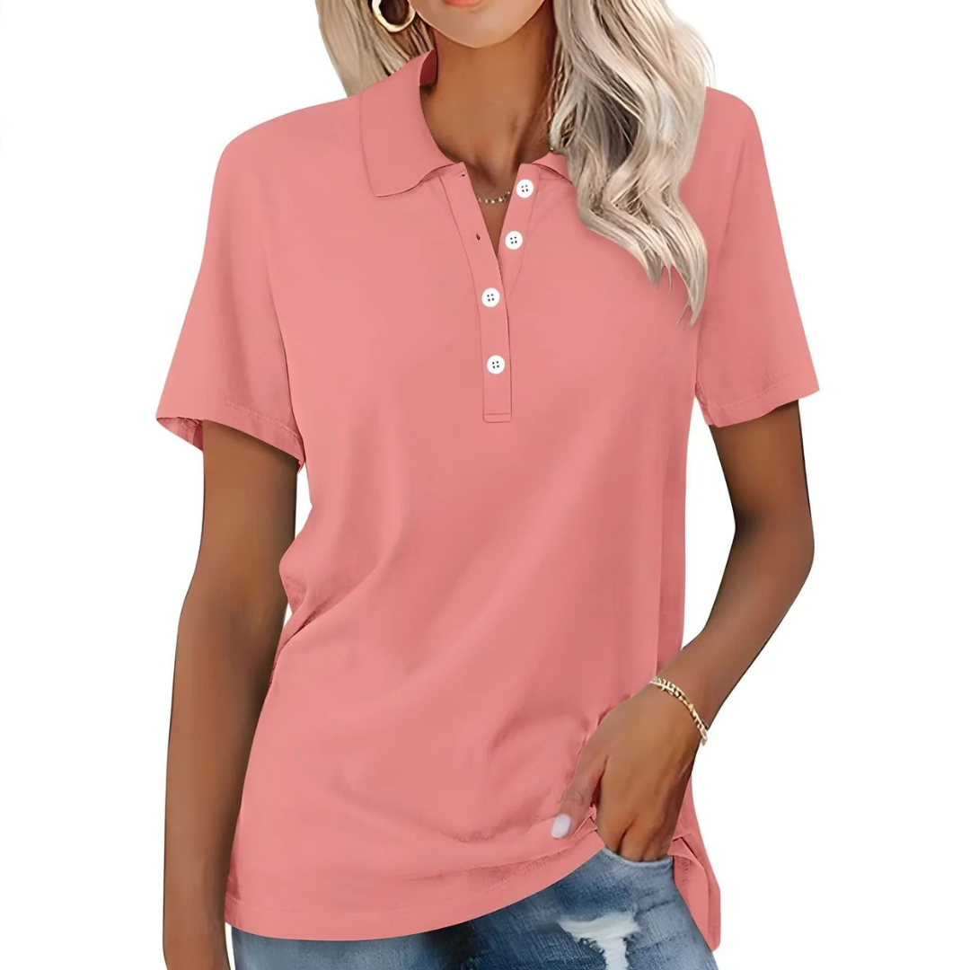 Stella - Stylowa polo koszulka damska