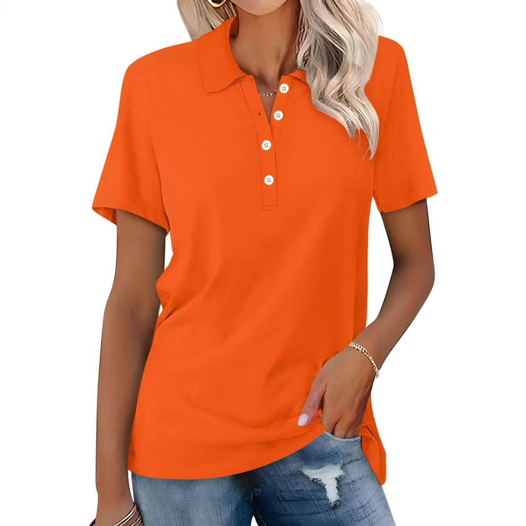 Stella - Stylowa polo koszulka damska