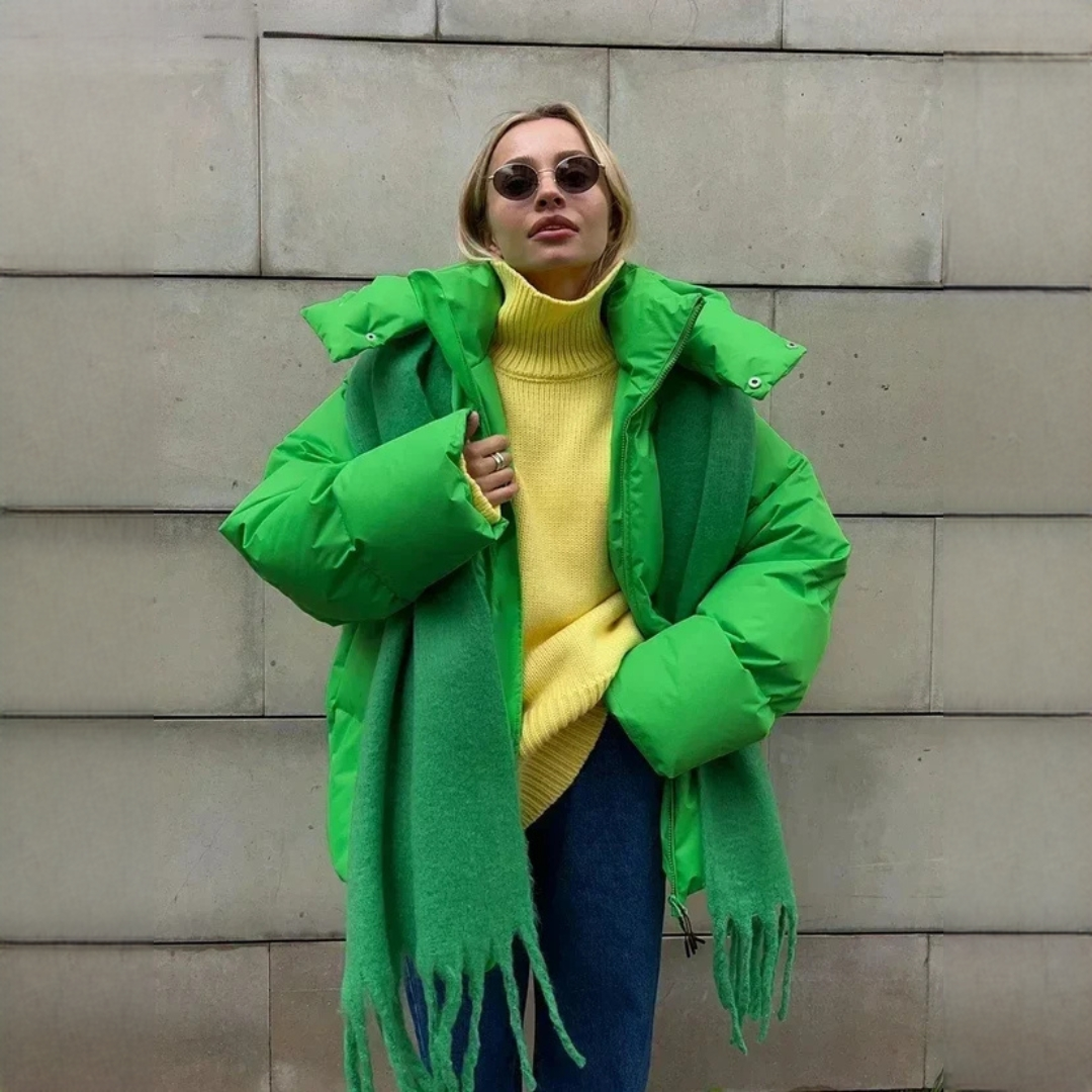 Marzia - Stylowa i ciepła oversize'owa kurtka